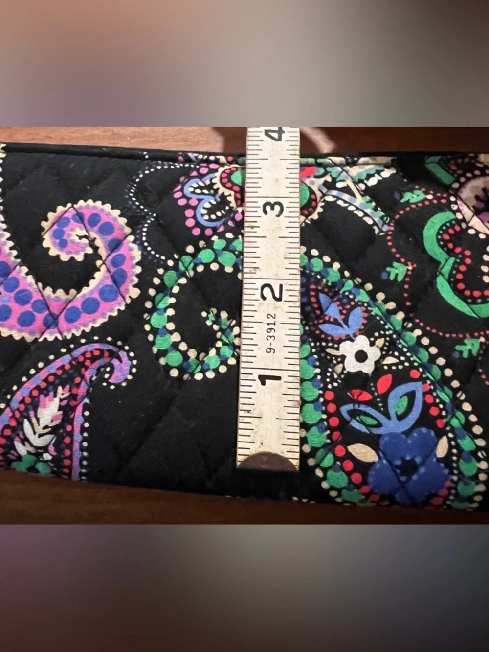 Vera Bradley Georgia Zip Around Wallet Retired Pattern Kiev Paisley EUC! - Picture 11 of 11